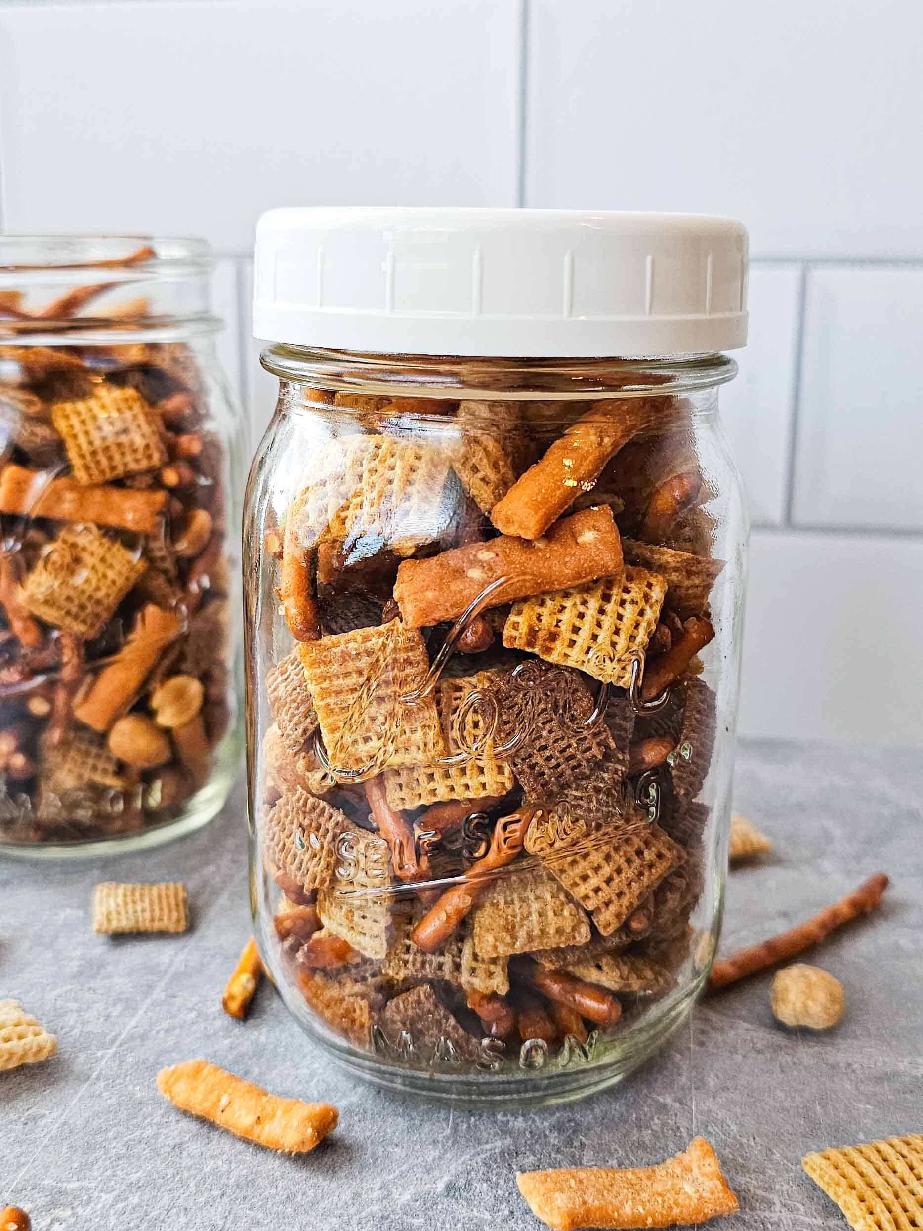 jars of snack mix