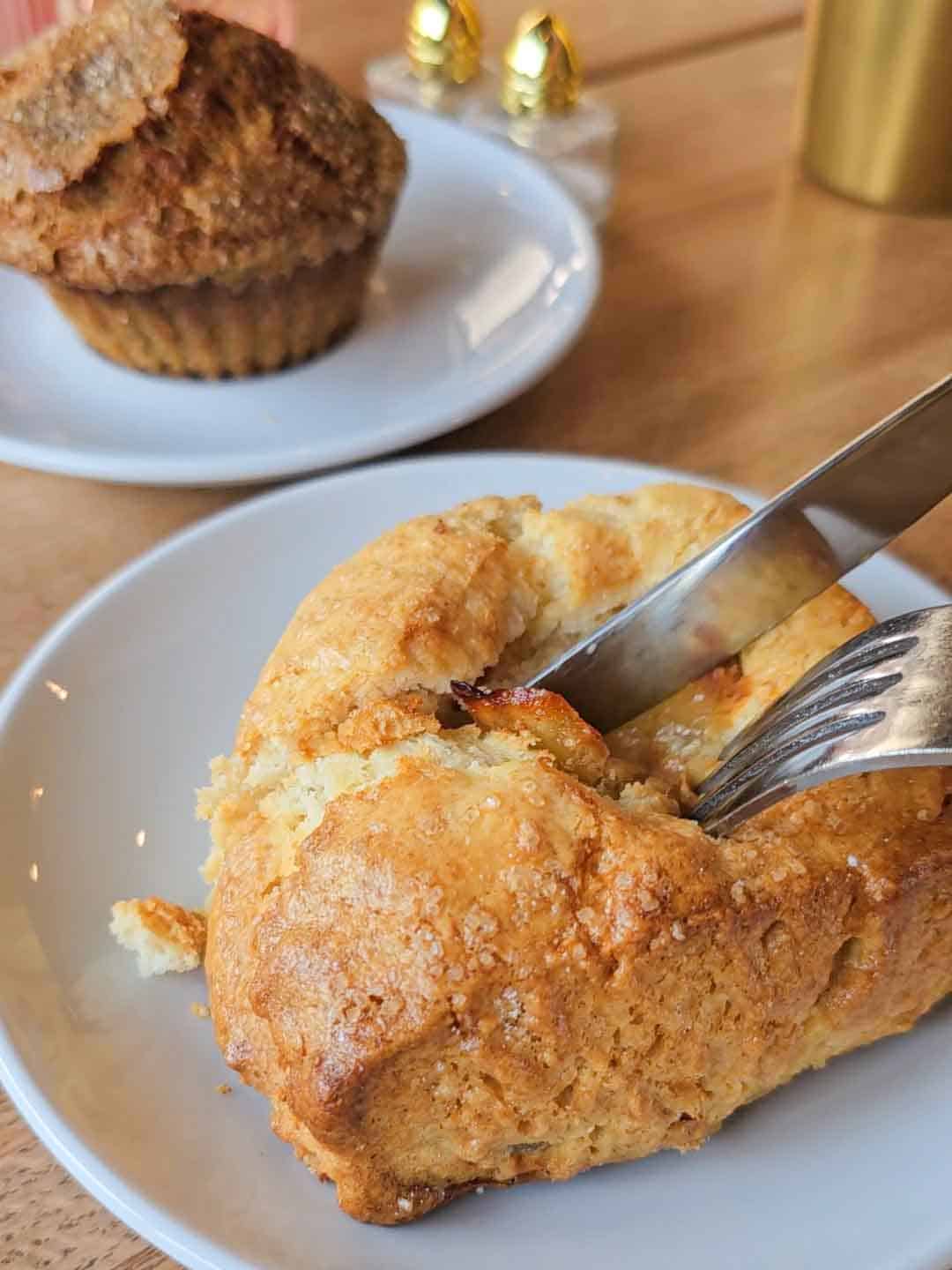 golden brown scone