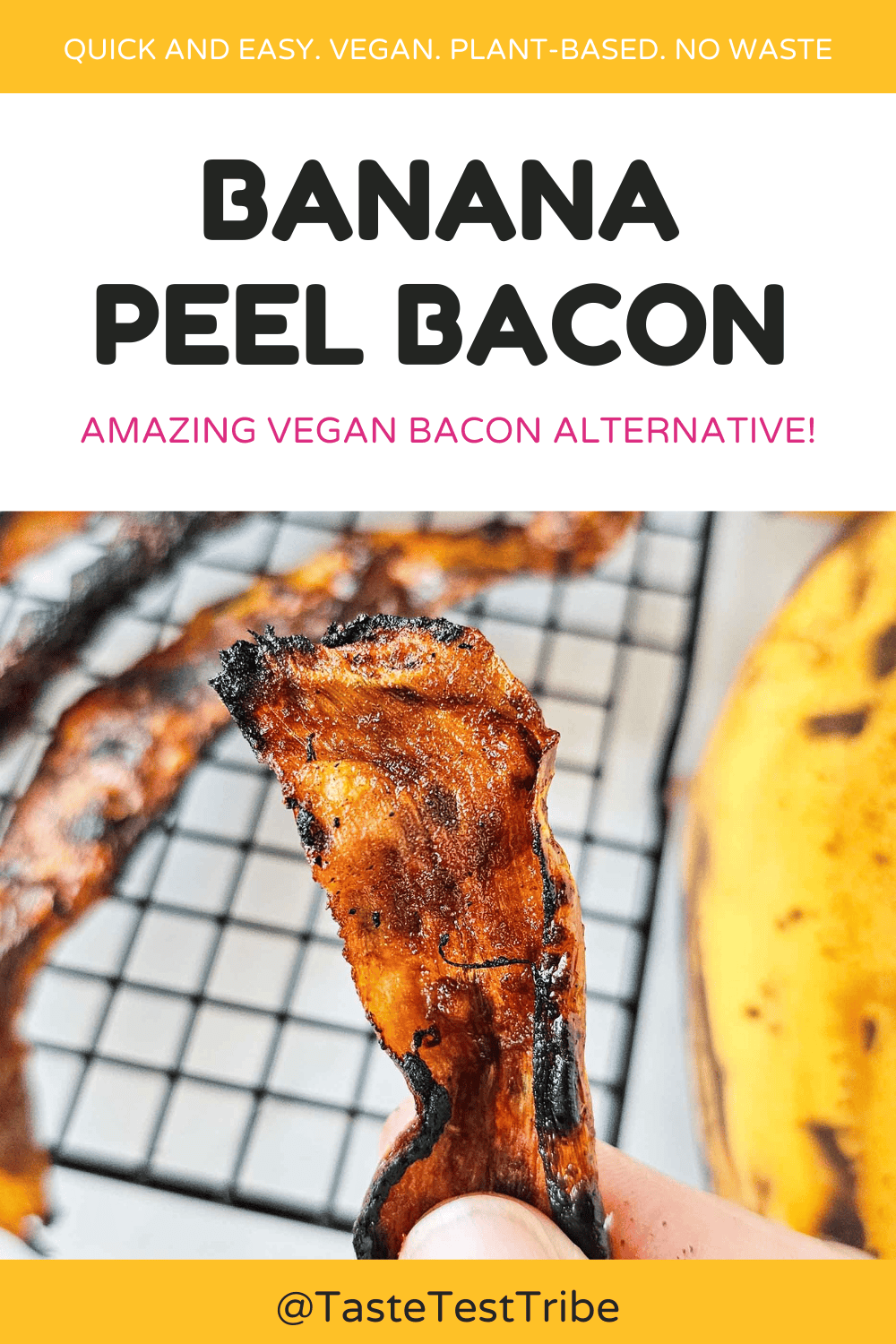 banana peel bacon pinterest image